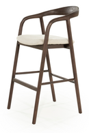 Lacquered Ash Wood Barstool | Eleonora Rayven | Oroatrade.com