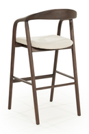 Lacquered Ash Wood Barstool | Eleonora Rayven | Oroatrade.com