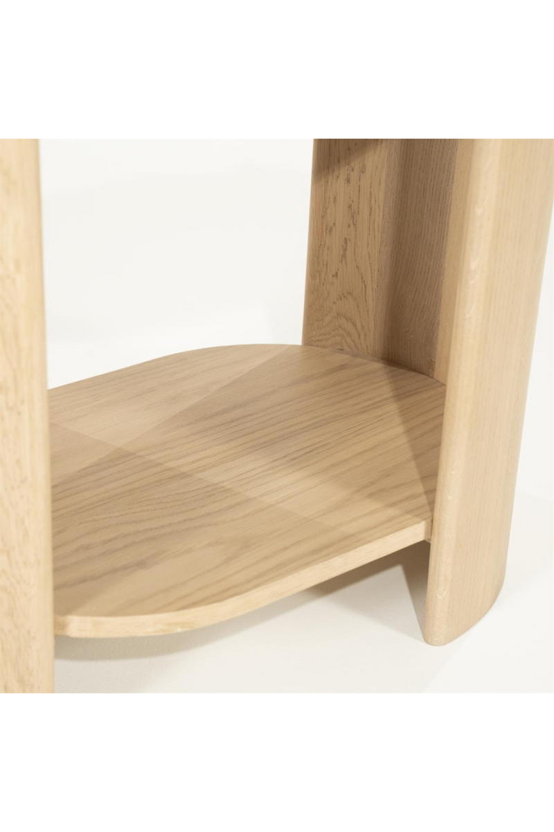 Oval White Marble Side Table | Eleonora Don | Oroatrade.com