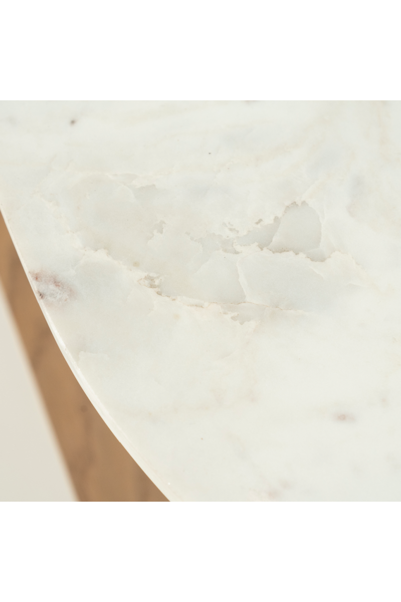 Oval White Marble Coffee Table | Eleonora Don | Oroatrade.com