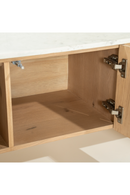 Marble Top Oak TV Cabinet | Eleonora Don