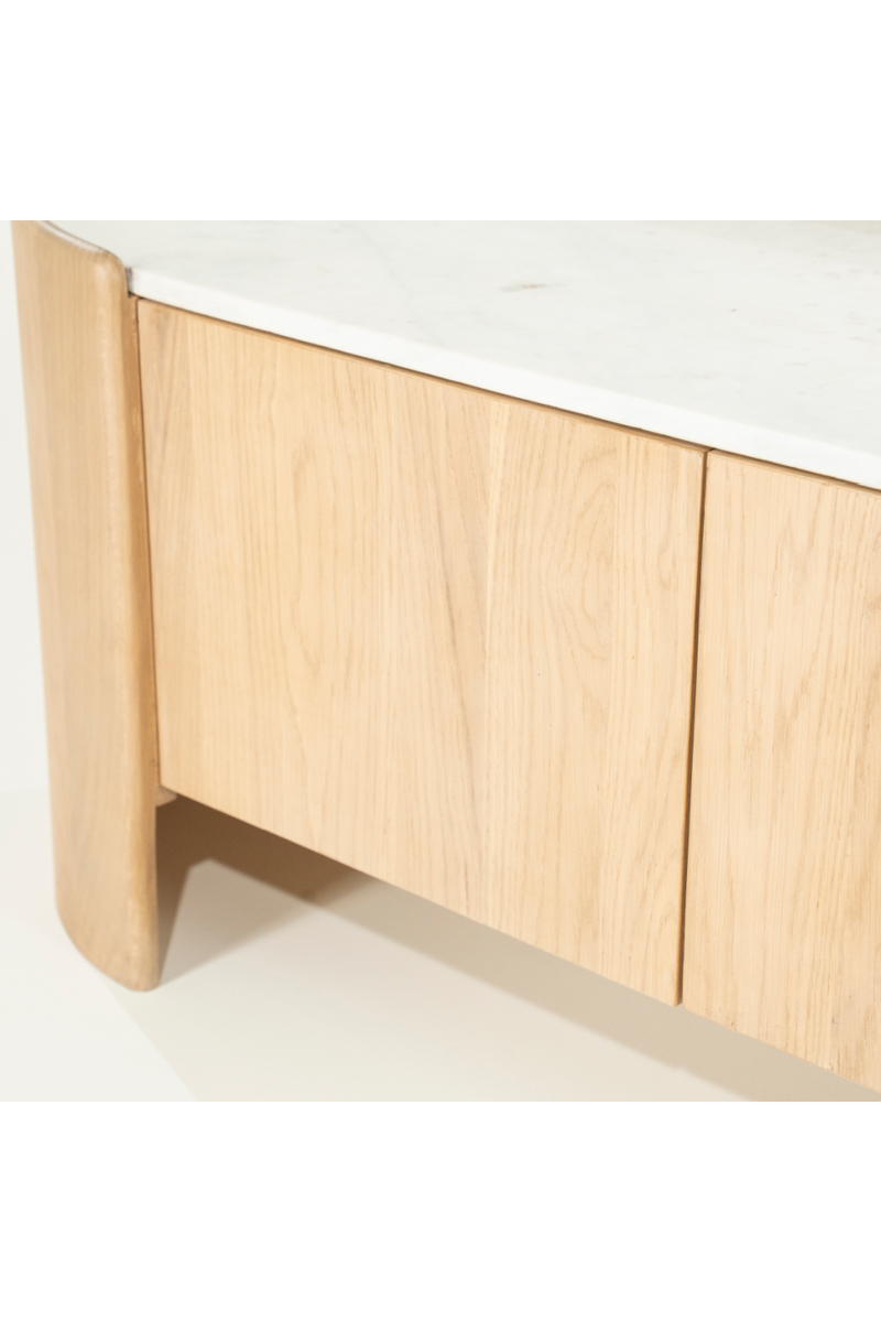 Marble Top Oak TV Cabinet | Eleonora Don