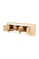 Marble Top Oak TV Cabinet | Eleonora Don