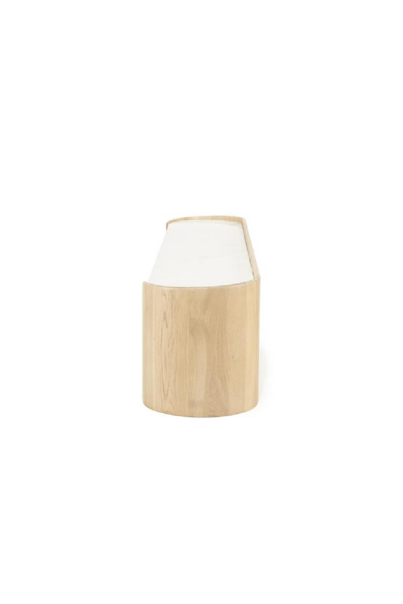 Marble Top Oak TV Cabinet | Eleonora Don