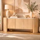 Oak Wood 3-Door Sideboard | Eleonora Don