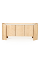 Oak Wood 3-Door Sideboard | Eleonora Don | Oroatrade.com