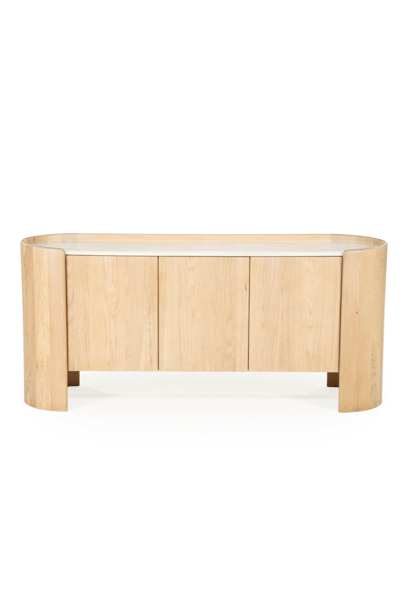 Oak Wood 3-Door Sideboard | Eleonora Don | Oroatrade.com