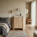 Oak Wood 2-Door Cabinet | Eleonora Don