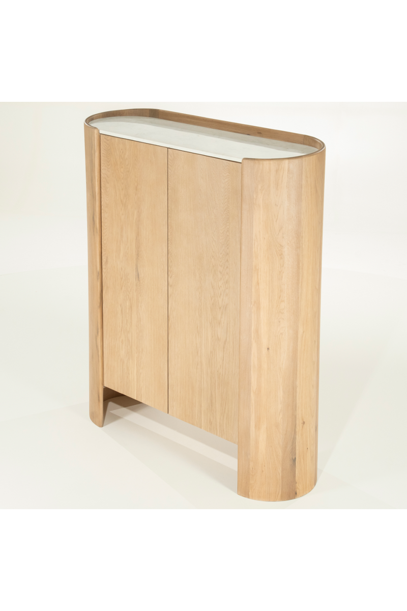 Oak Wood 2-Door Cabinet | Eleonora Don | Oroatrade.com