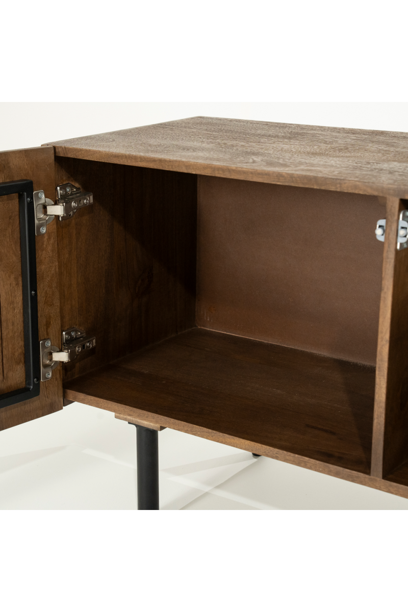 Carved Mango Wood TV Cabinet | Eleonora Felix | Oroatrade.com