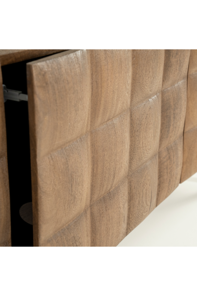 Carved Mango Wood TV Cabinet | Eleonora Felix | Oroatrade.com