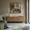 Carved Mango Wood TV Cabinet | Eleonora Felix