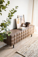 Carved Mango Wood TV Cabinet | Eleonora Felix | Oroatrade.com