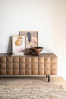 Carved Mango Wood TV Cabinet | Eleonora Felix | Oroatrade.com