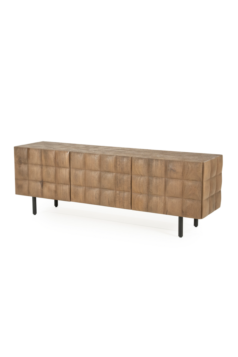 Carved Mango Wood TV Cabinet | Eleonora Felix | Oroatrade.com