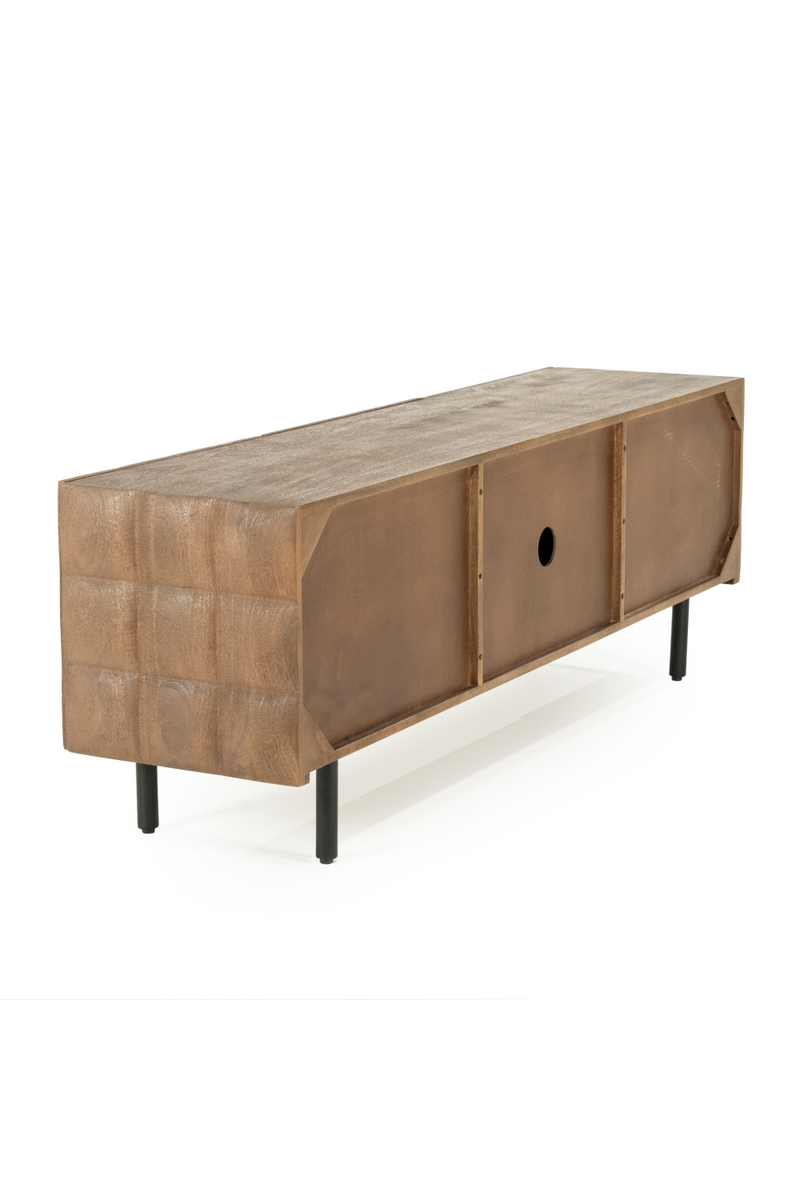 Carved Mango Wood TV Cabinet | Eleonora Felix | Oroatrade.com