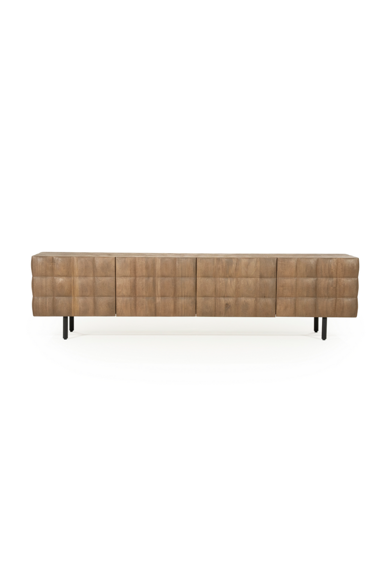 Carved Mango Wood TV Cabinet | Eleonora Felix | Oroatrade.com