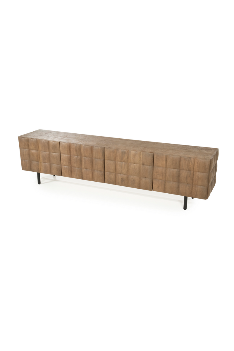 Carved Mango Wood TV Cabinet | Eleonora Felix | Oroatrade.com
