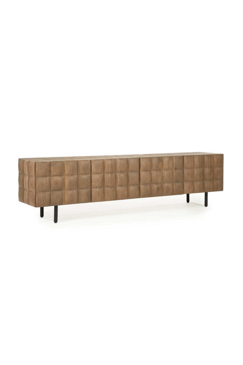Carved Mango Wood TV Cabinet | Eleonora Felix | Oroatrade.com