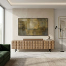 Carved Mango Wood TV Cabinet | Eleonora Felix