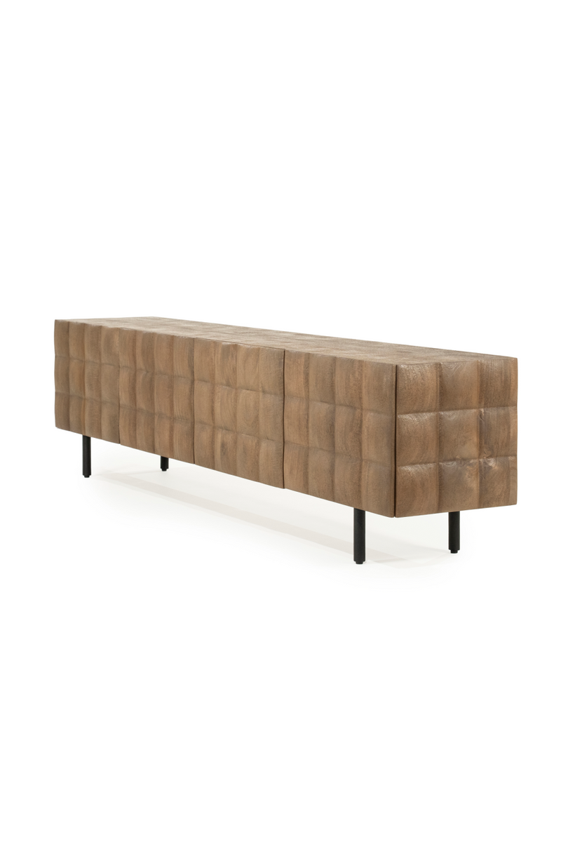 Carved Mango Wood TV Cabinet | Eleonora Felix | Oroatrade.com