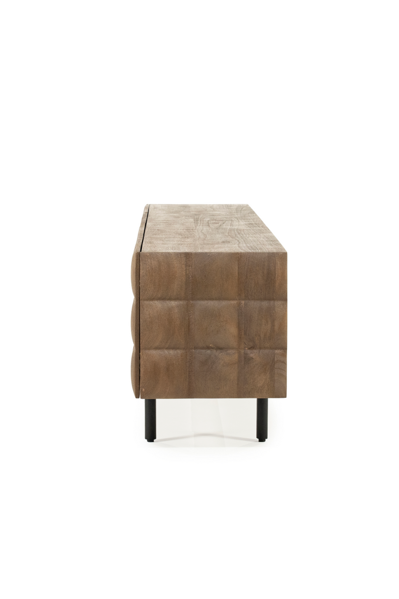 Carved Mango Wood TV Cabinet | Eleonora Felix | Oroatrade.com