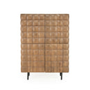 Square Pattern Wooden Cabinet | Eleonora Felix
