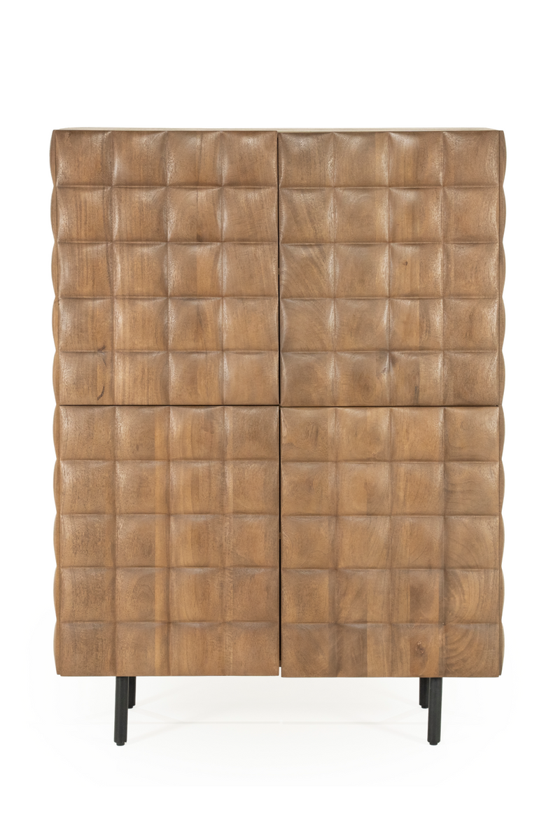 Square Pattern Wooden Cabinet | Eleonora Felix