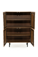 Square Pattern Wooden Cabinet | Eleonora Felix