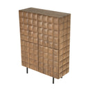 Square Pattern Wooden Cabinet | Eleonora Felix