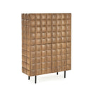 Square Pattern Wooden Cabinet | Eleonora Felix