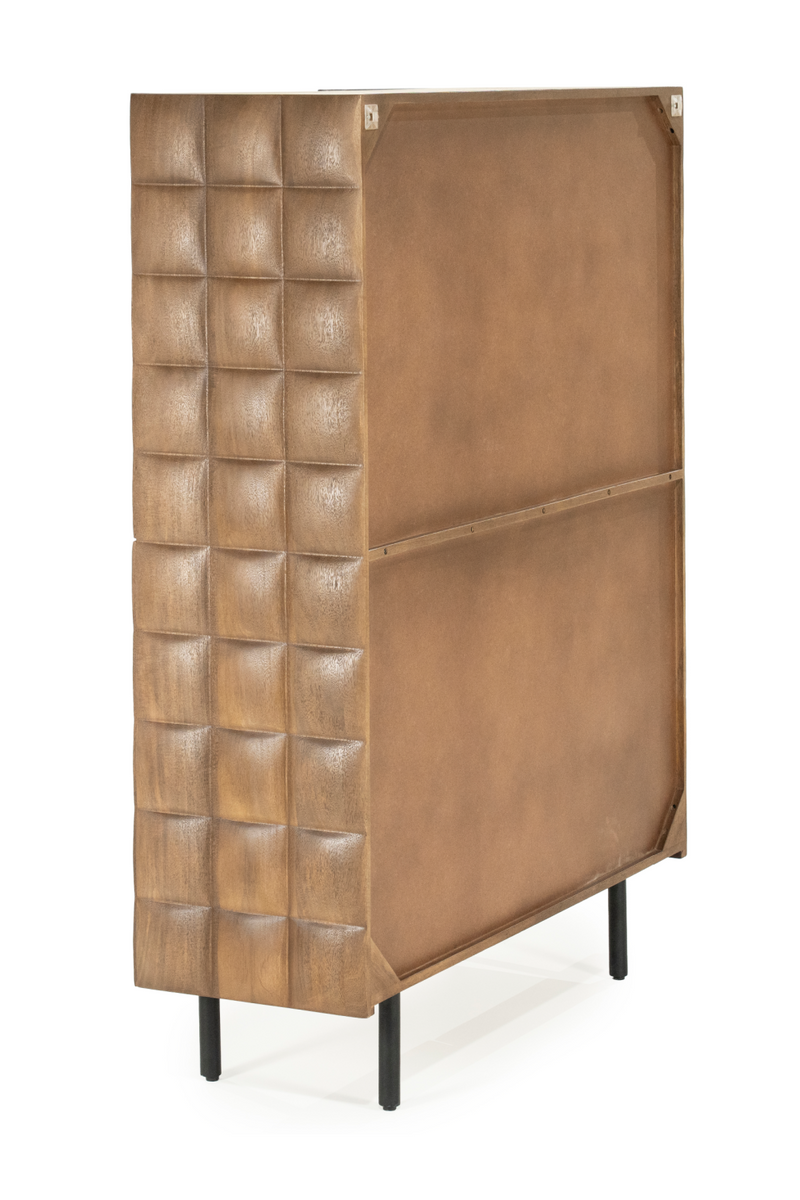 Square Pattern Wooden Cabinet | Eleonora Felix