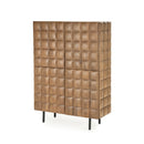 Square Pattern Wooden Cabinet | Eleonora Felix