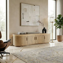 Lacquered Oak 4-Door TV Cabinet | Eleonora Josh