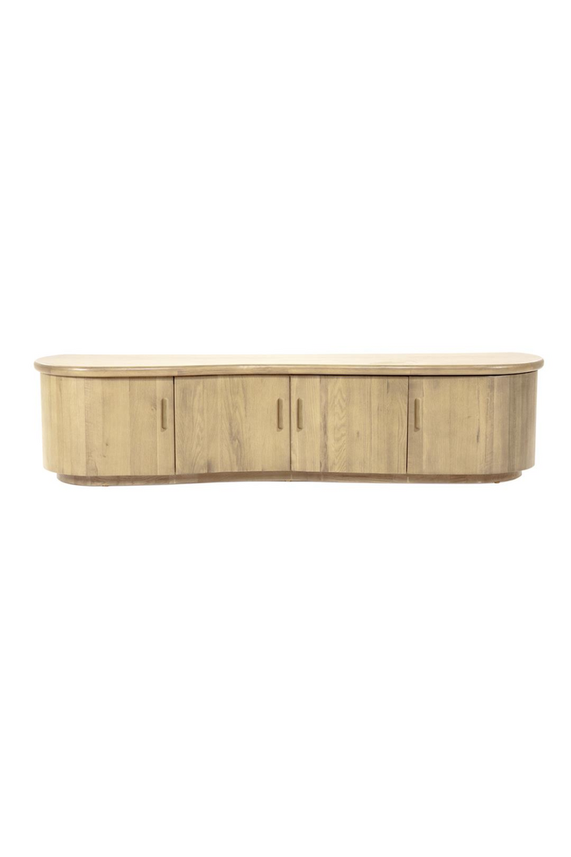 Lacquered Oak 4-Door TV Cabinet | Eleonora Josh
