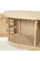 Lacquered Oak 4-Door TV Cabinet | Eleonora Josh