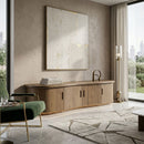 Lacquered Oak 4-Door TV Cabinet | Eleonora Josh