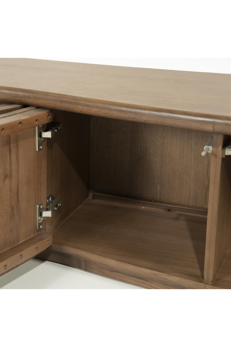 Lacquered Oak 4-Door TV Cabinet | Eleonora Josh
