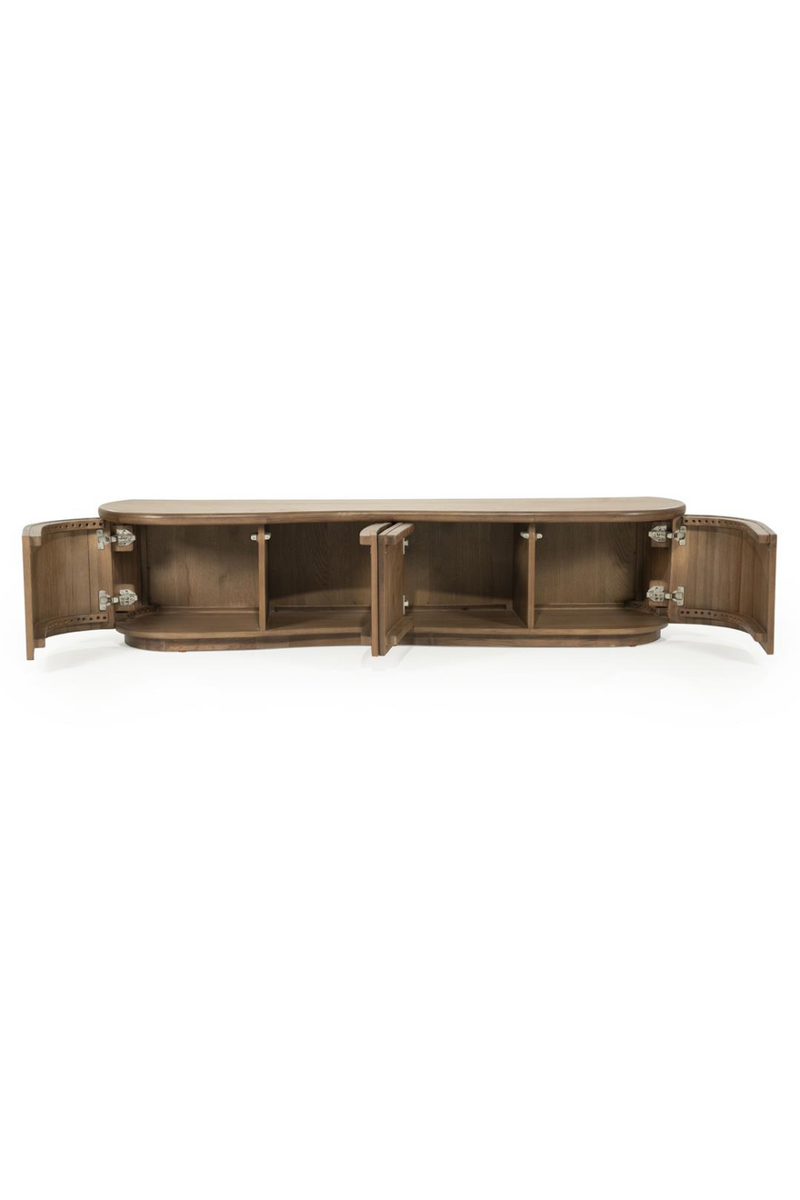Lacquered Oak 4-Door TV Cabinet | Eleonora Josh