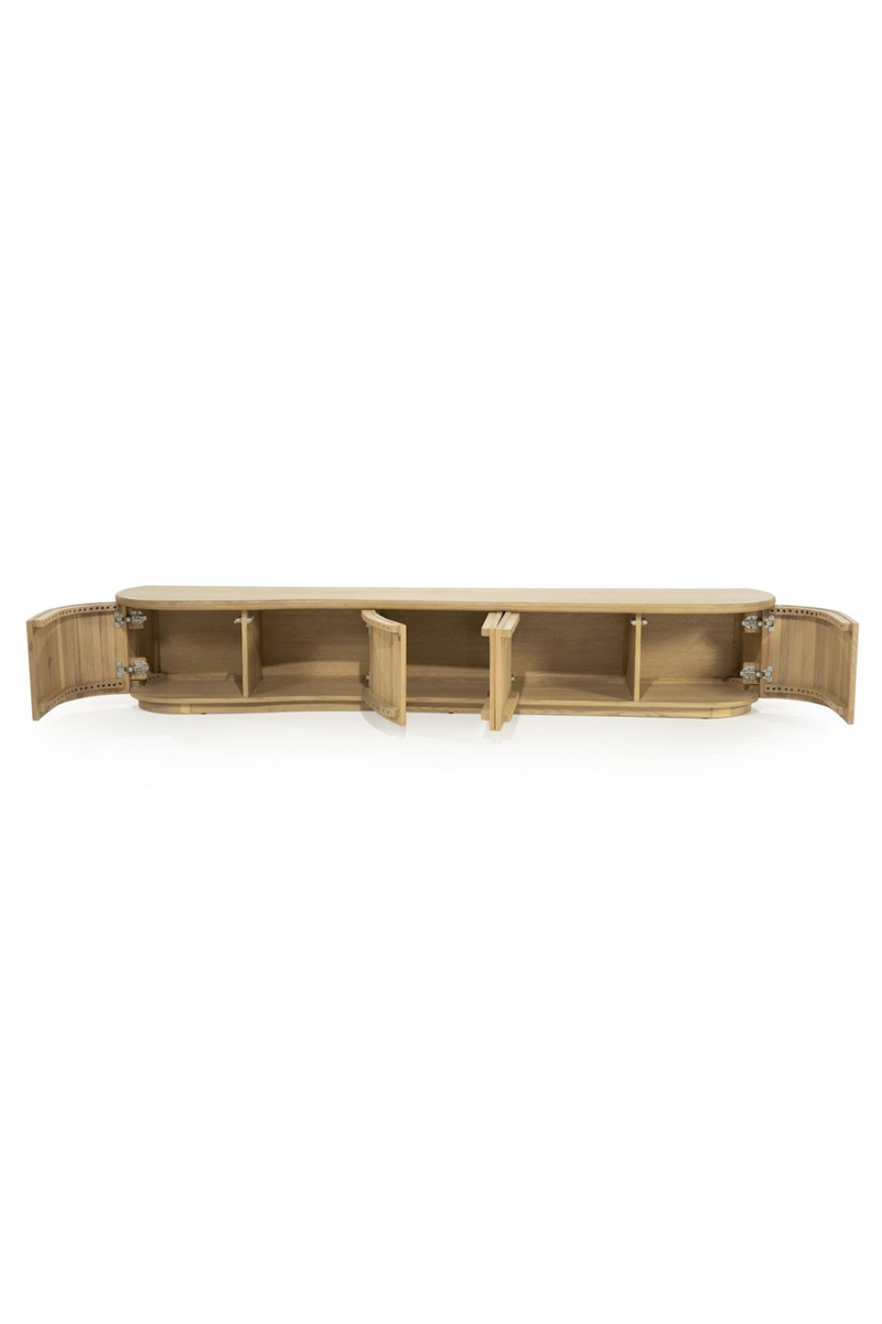 Lacquered Oak 5-Door TV Cabinet | Eleonora Josh
