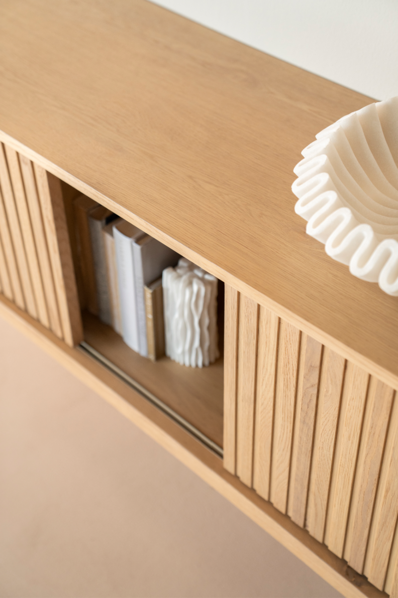 Fluted Oak TV Cabinet S | Eleonora Milo | Oroatrade.com