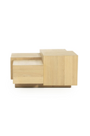 Multilayered Square Oak Coffee Table | Eleonora Quinten