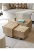 Multilayered Square Oak Coffee Table | Eleonora Quinten