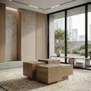 Multilayered Square Oak Coffee Table | Eleonora Quinten