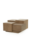 Multilayered Square Oak Coffee Table | Eleonora Quinten