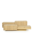 Multilayered Rectangular Oak Coffee Table | Eleonora Quinten