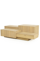 Multilayered Rectangular Oak Coffee Table | Eleonora Quinten