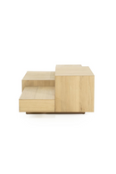 Multilayered Rectangular Oak Coffee Table | Eleonora Quinten