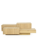 Multilayered Rectangular Oak Coffee Table | Eleonora Quinten