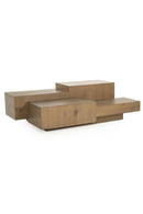 Multilayered Rectangular Oak Coffee Table | Eleonora Quinten